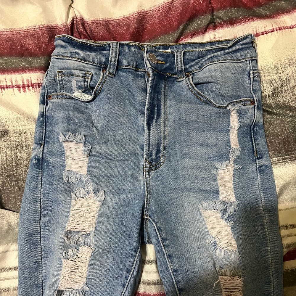 denim capris